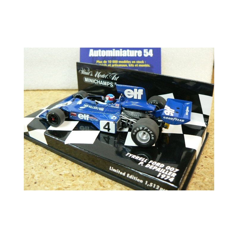 1974 Tyrrell Ford 007 P. Depailler n°4 400740004 Minichamps