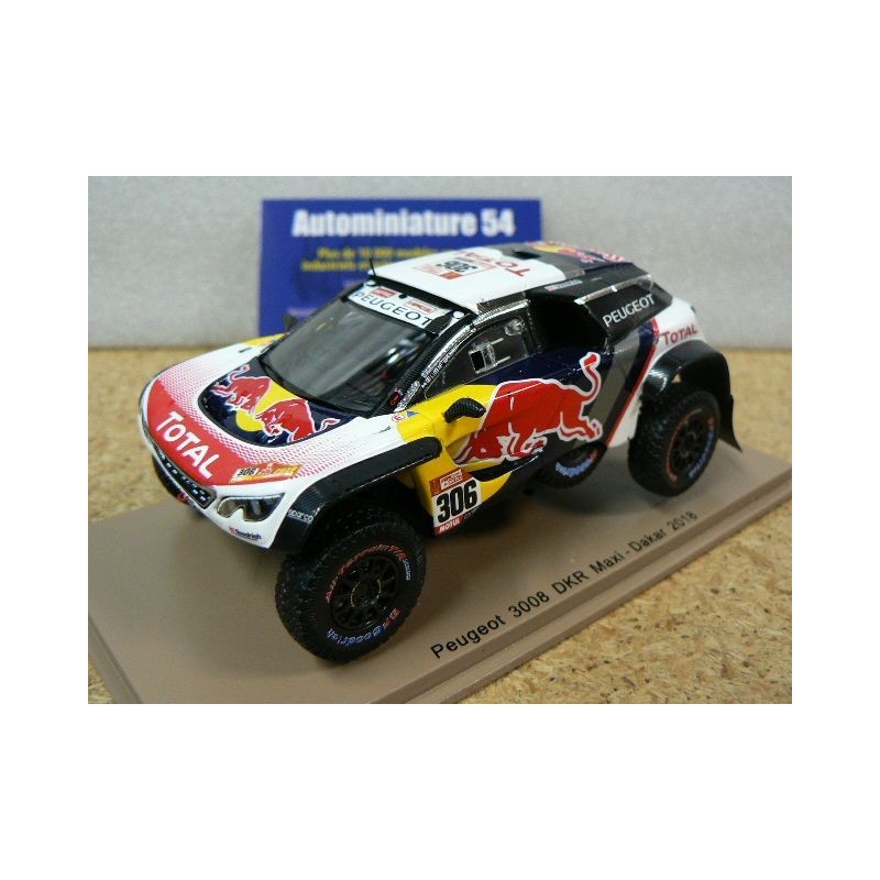 2018 Peugeot 3008 DKR Maxi Loeb - Elena n°306 Dakar Rally S5619 Spark Model