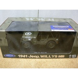 Jeep Willys MB 1941 18055H Welly