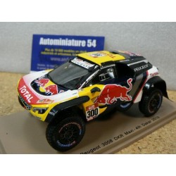 2018 Peugeot 3008 DKR Maxi Peterhansel - Cottret n°300 4th  Dakar Rally S5620 Spark Model