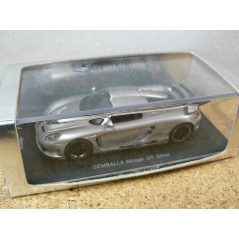 Porsche Gemballa Mirage GT Silver KBS032 Spark Model