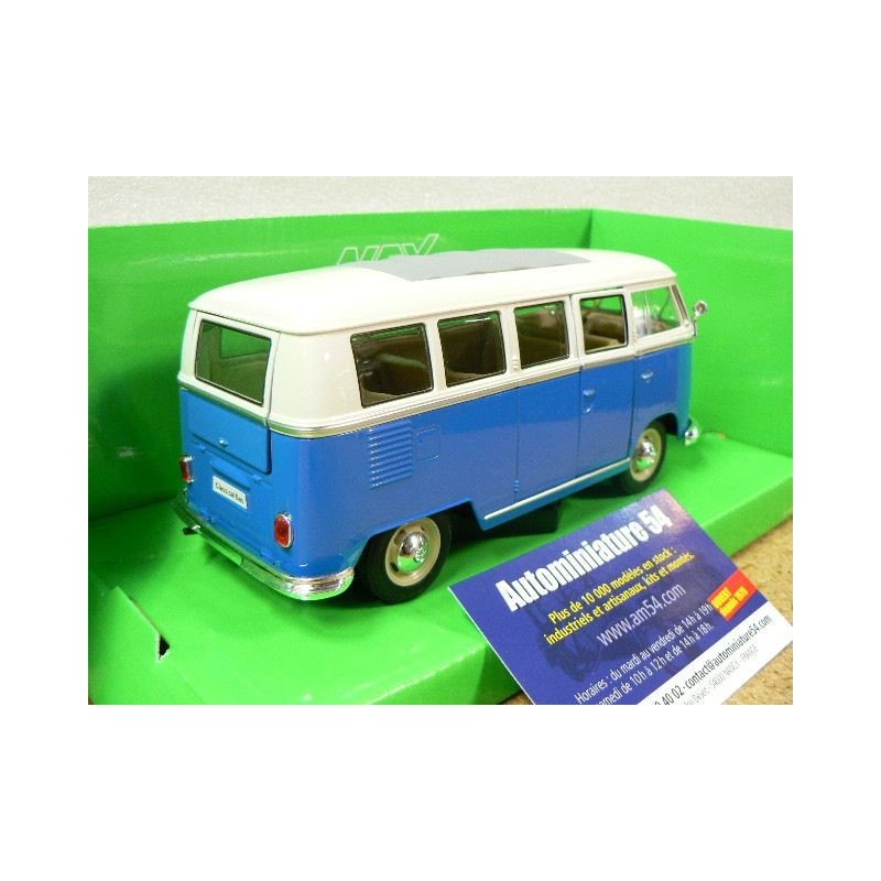 Welly - 22095sbr - Véhicule Miniature - Modèle À L'échelle - Volkswagen  Combi T1 Bus - 1963 - avec Planche De Surf Board - Echelle 1/24 :  : Jeux et Jouets