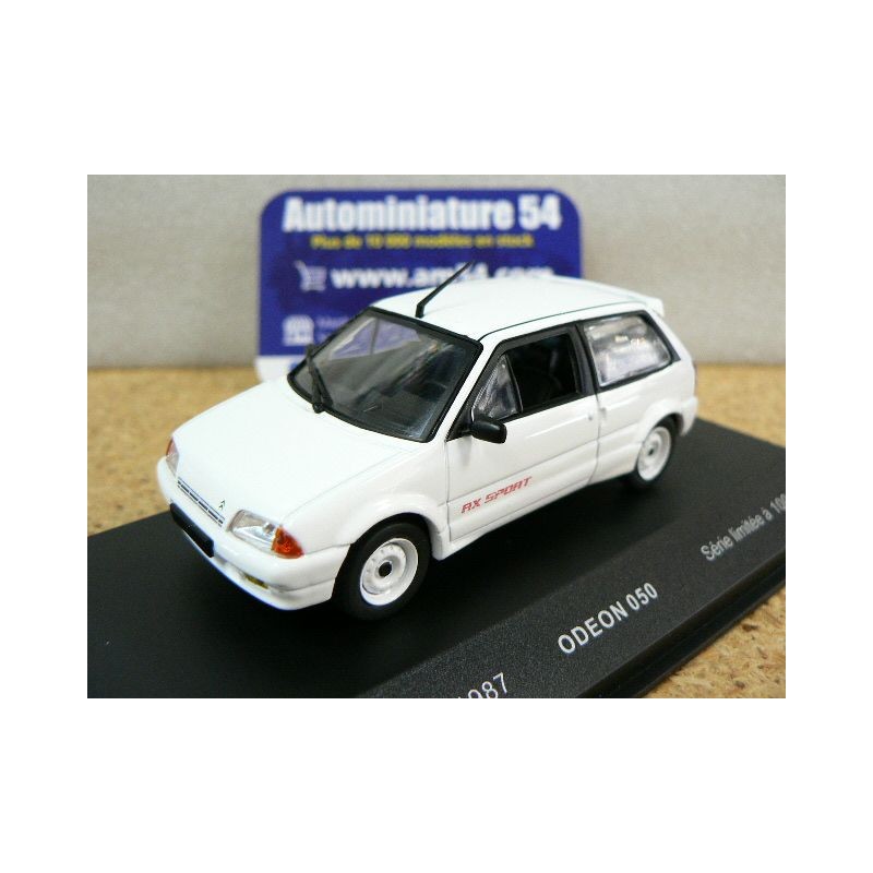 Citroen AX Sport 1987 White ODEON N050