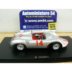 1961 Porsche 718 Rs "Antheater" n°14 Holbert Nassau S7514 Spark Model