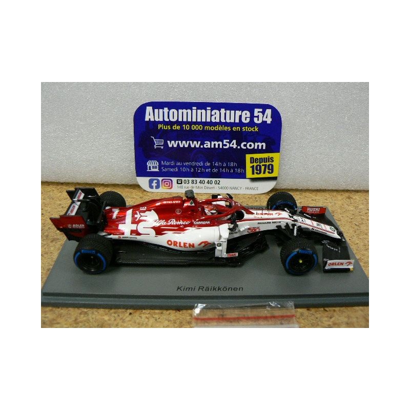 2020 Alfa Roméo Orlen C39 n°7 Kimi Raikkonen Turkish GP Sauber 500th GP  S6492 Spark Model