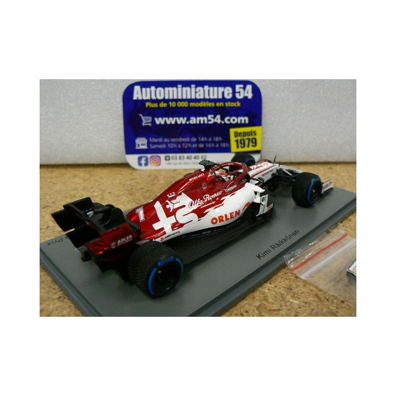 2020 Alfa Roméo Orlen C39 n°7 Kimi Raikkonen Turkish GP Sauber 500th GP  S6492 Spark Model