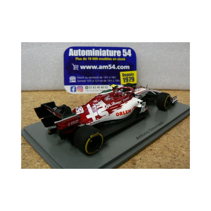 2020 Alfa Roméo Orlen C39 n°99 Antonio Giovinazzi Emillia - Romagna GP  S6495 Spark Model