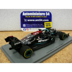 2021 Mercedes AMG Petronas  F1 W12 n°44 L Hamilton 100th Pole Position 1st winner Spanish GP S7675 Spark Model