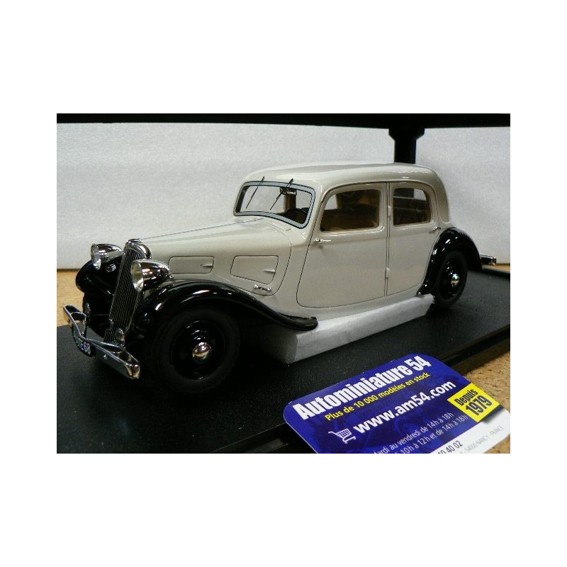 Citroen Traction Avant 7cv 1935 Grey  Black  CML108-3 Cult Scale Models