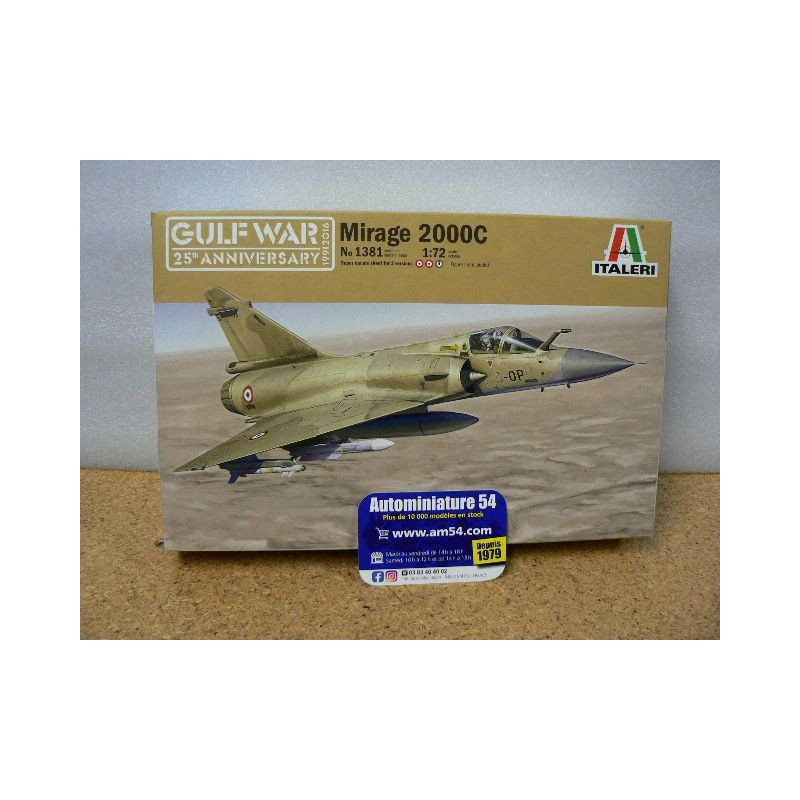 Mirage 2000C Gulf War  n°1381 Italeri  Maquette 1.72