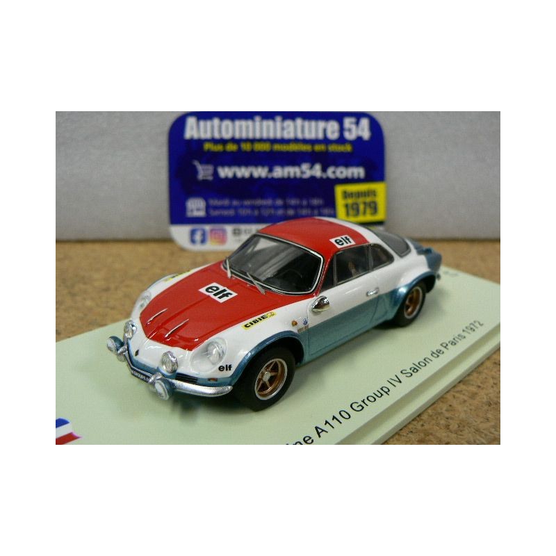 1972 Alpine A110 Groupe IV Salon de Paris SF247 Spark Model