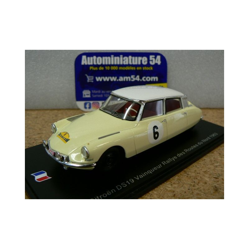 1963 Citroen DS ID 19 n°6 Bianchi - Ickx 1st Winner Route du Nord SF230 Spark Model