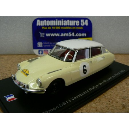 1963 Citroen DS ID 19 n°6 Bianchi - Ickx 1st Winner Route du Nord SF230 Spark Model