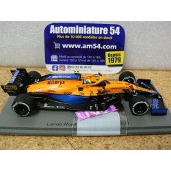 2021 McLaren MCL35M n°4 Lando Noris 2nd Italian GP S7690Spark Model