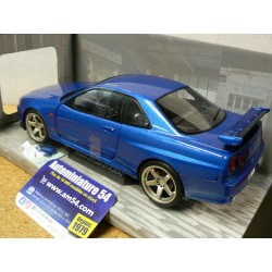 Nissan Skyline GT-R R34 Bayside Blue 1999 S1804306 Solido