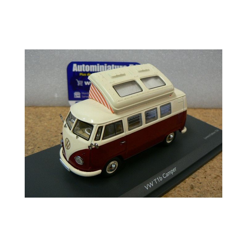 Volkswagen T1b Camper red- white 450377900 Schuco