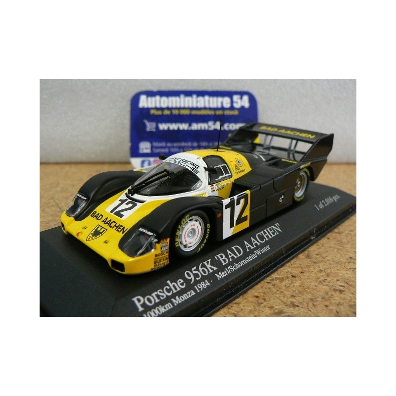 1984 Porsche 956 n°12 Bad AAchen Merl - Shornstein - Winter 1000km Monza 430846612 Minichamps