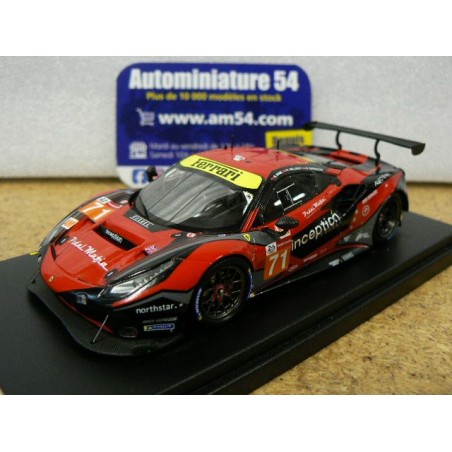 2021 Ferrari 488 GTE Evo Inception n°71 Iribe - Millroy - Bamicoat  LMGTE Am class Le Mans LSLM129 Look Smart