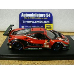 2021 Ferrari 488 GTE Evo Rinaldi Racing n°388 Ehret - Hook - Bleekmolen LMGTE Am class Le Mans LSLM133 Look Smart