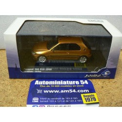 Peugeot 306 S16 Vermeer Yellow 1998 S4311402 Solido