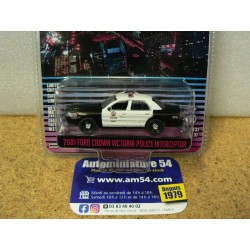 Ford Crown Victoria Police Interceptor 2001 DRIVE "Hollywood" 44970-E Greenlight 1.64ième