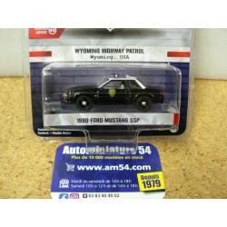 Ford Mustang SSP Wyoming Highway Patrol 1990 " Hot Pursuit " 43010-C Greenlight 1.64ième