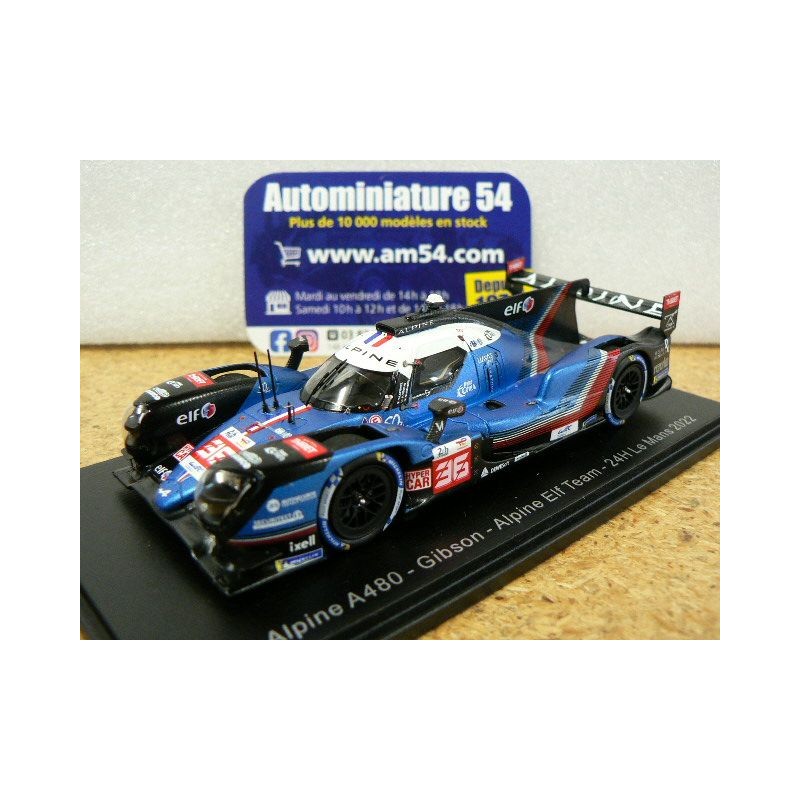 2022 Alpine A480 Gibson Elf n°36 Negrao - Lapierre - Vaxivière Le Mans S8612 Spark Model