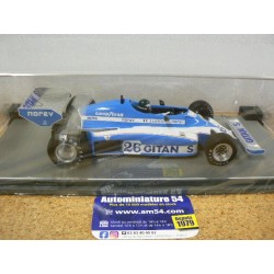 1977 Ligier JS7 n°26 Jacques Laffite 1st Winner GP Suède 18S679 Spark Model