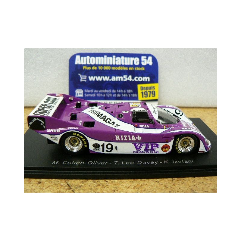 1990 Porsche 962C n°19 Olivar - Lee Davey - Iketani 26th Le Mans S9882  Spark Model