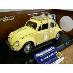 Volkswagen Coccinelle + gallerie + bagages Jaune Type 1 cox 1967 LDC92078Y Lucky Die Cast Road Signature