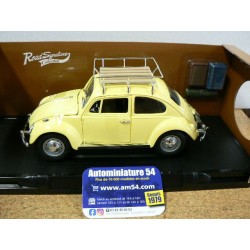 Volkswagen Coccinelle + gallerie + bagages Jaune Type 1 cox 1967 LDC92078Y Lucky Die Cast Road Signature