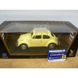 Volkswagen Coccinelle + gallerie + bagages Jaune Type 1 cox 1967 LDC92078Y Lucky Die Cast Road Signature