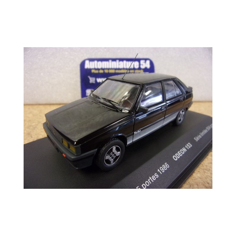 Renault 11Turbo 5 Portes Black 1986 ref 153 ODEON