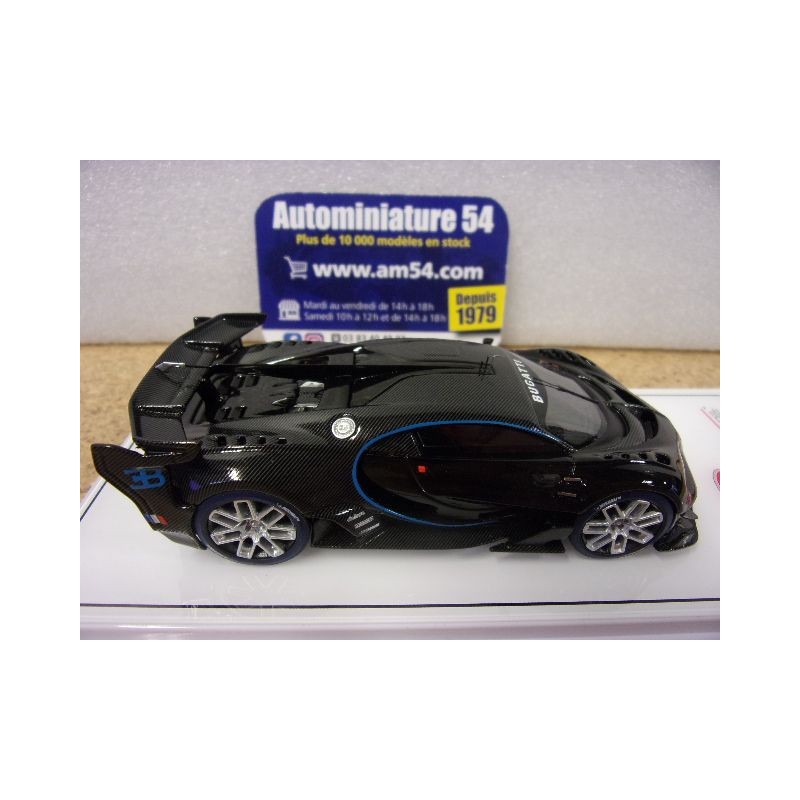 Black TSM430592 Turismo Bugatti Gran Miniatures Carbon TrueScale Vision