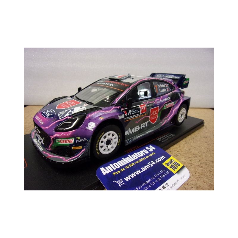 2022 Ford Puma Rally1 n°7 PL Loubet - V Landais Acropolis Rally 18RMC138  Ixo Models