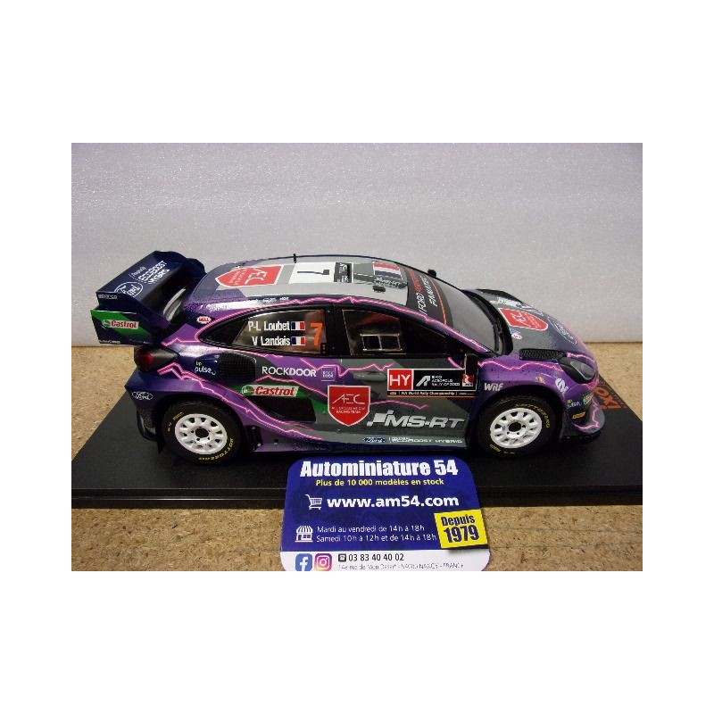 2022 Ford Puma Rally1 n°7 PL Loubet - V Landais Acropolis Rally 18RMC138  Ixo Models