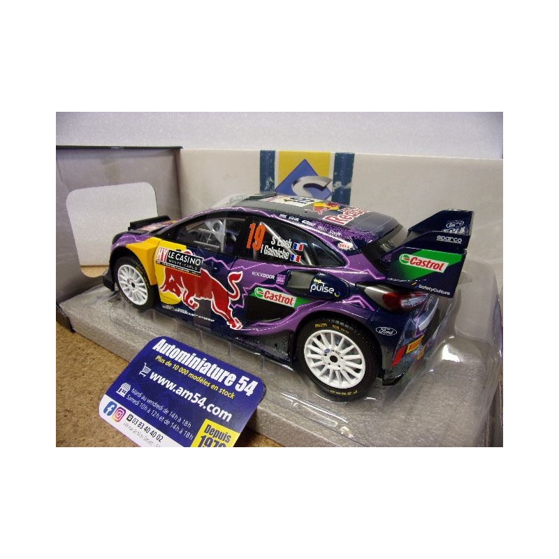 2022 Ford Puma Rally 1 n°19 Loeb - Galmiche 1st Winner Monte Carlo S1809502  Solido