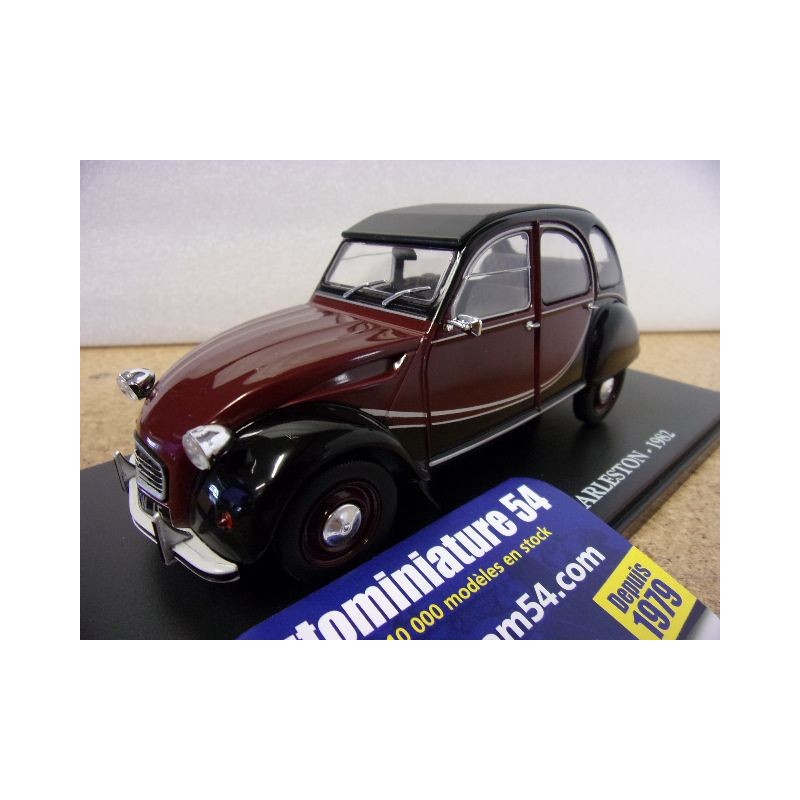 Citroen 2CV6 Charleston Red-Black 1/24 PressMX5ALA0002