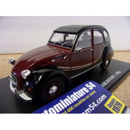 Citroen 2CV6 Charleston Red-Black 1/24 PressMX5ALA0002