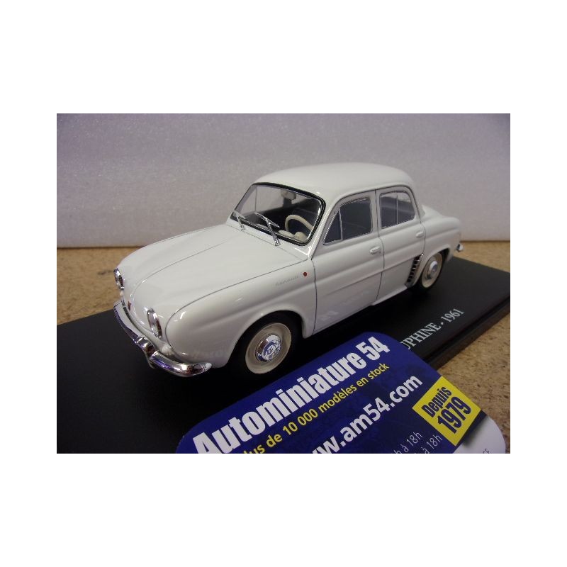 Renault Dauphine white 1/24 PressMX5ALA0016