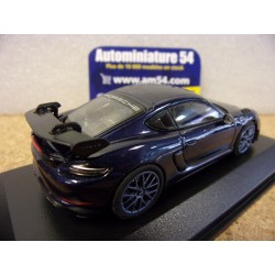 Porsche Cayman GT4 RS Blue - blue Wheels 2021 Black 410069701 Minichamps