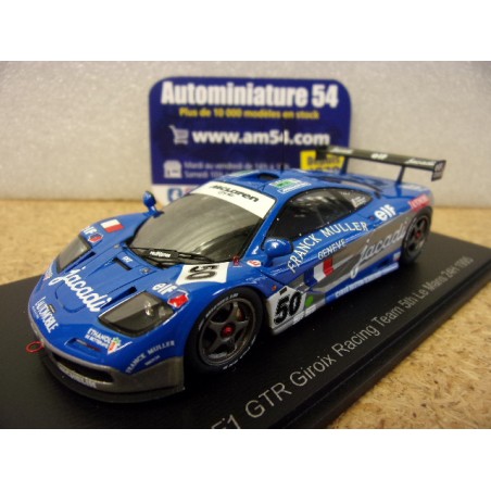 1995 McLaren F1 GTR n°50 Deletraz - Giroix - Grouillard 5th Le Mans S6674 Spark Model