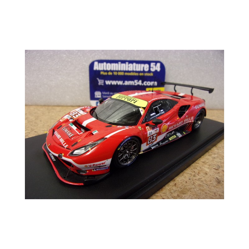 2023 Ferrari 488 GTE EVO Richard Mille n°83 P Companc - Rovera - Lilou Wadoux LMGTE Le Mans LSLM168 Look Smart