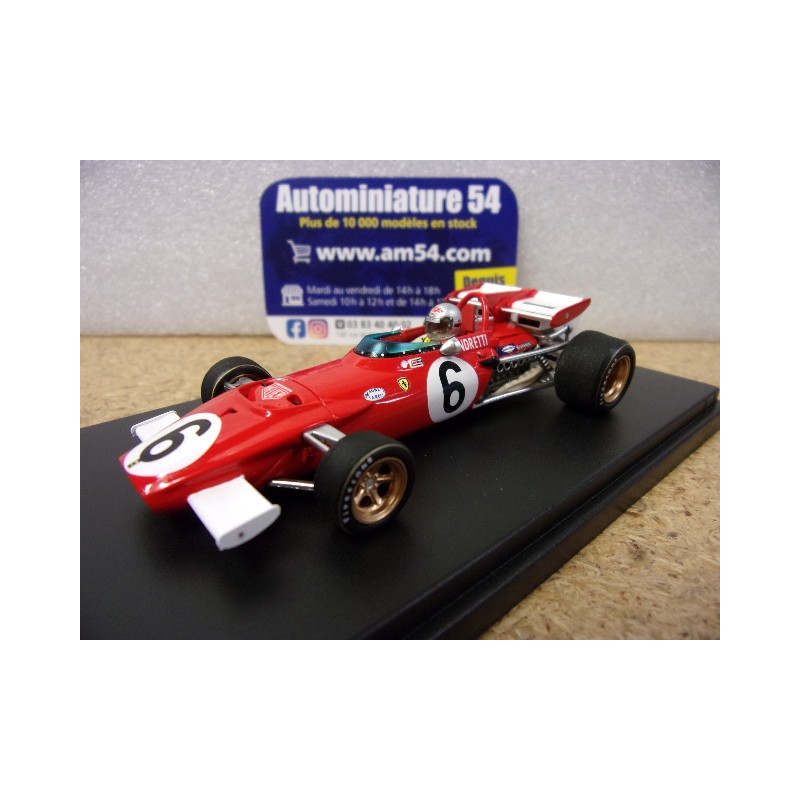 1970 Ferrari 312B n°6 Mario Andretti 1st Winner South African GP LSRC102 Look Smart