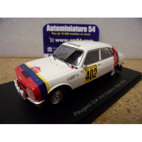 1979 Peugeot 504 n°402 Lefèbvre - Rouget 2nd Codasur Rally S7841 Spark Model