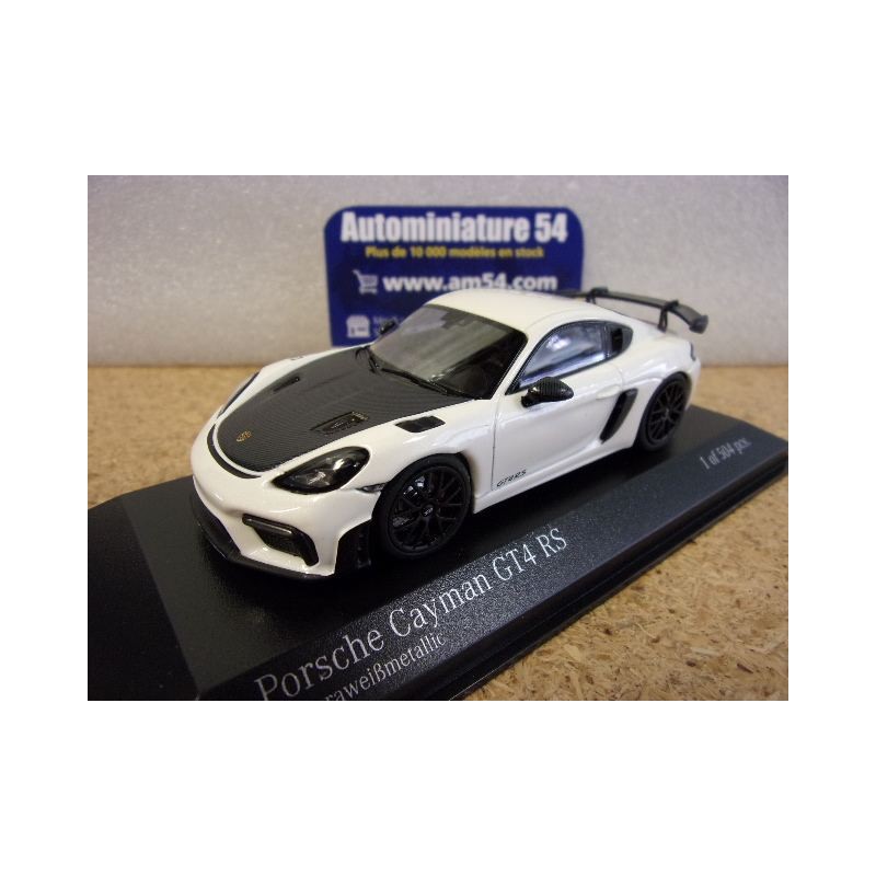 Porsche Cayman GT4 RS White - black Wheels 2021 Black 410069702 Minichamps
