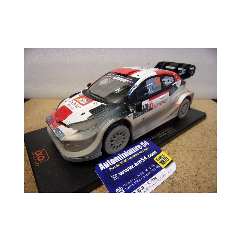 2023 Toyota GR Yaris Rally1 n°69 Rovanpera - Haltunen Safari Dirty Version18RMC173B Ixo Models