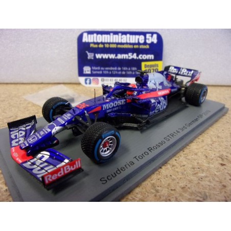 2019 Toro Rosso Honda STR14 n°26 Daniil Kvyat 3rd German GP S6094 Spark Model