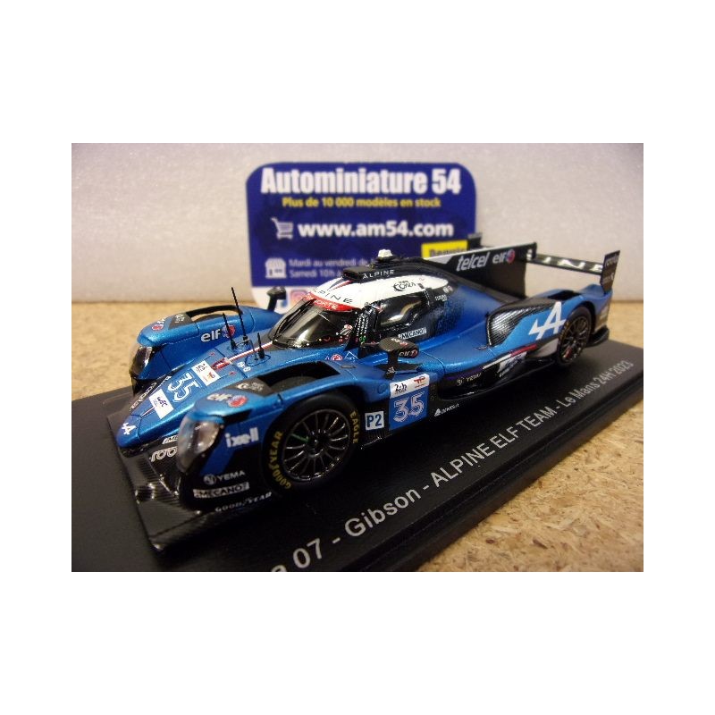 2023 Oreca 07 Gibson Alpine Elf n°35 Negrao - Caldwell - Rojas Le Mans S8745 Spark Model