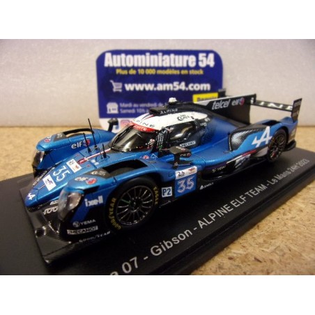 2023 Oreca 07 Gibson Alpine Elf n°35 Negrao - Caldwell - Rojas Le Mans S8745 Spark Model